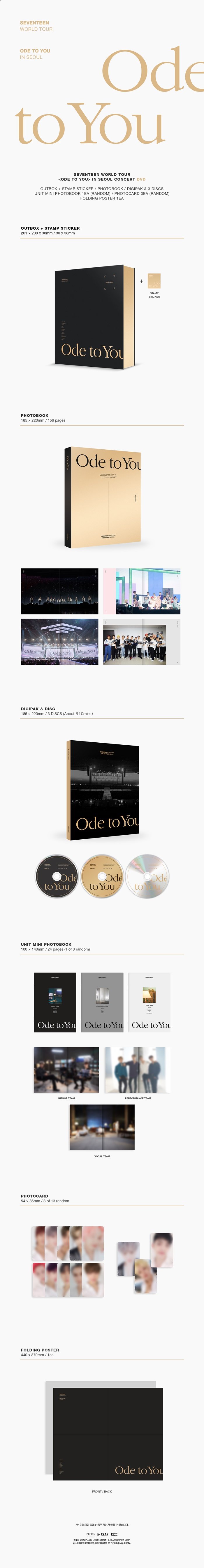 Seventeen World Tour [Ode To You] In Seoul DVD (3 Disc) – Choice