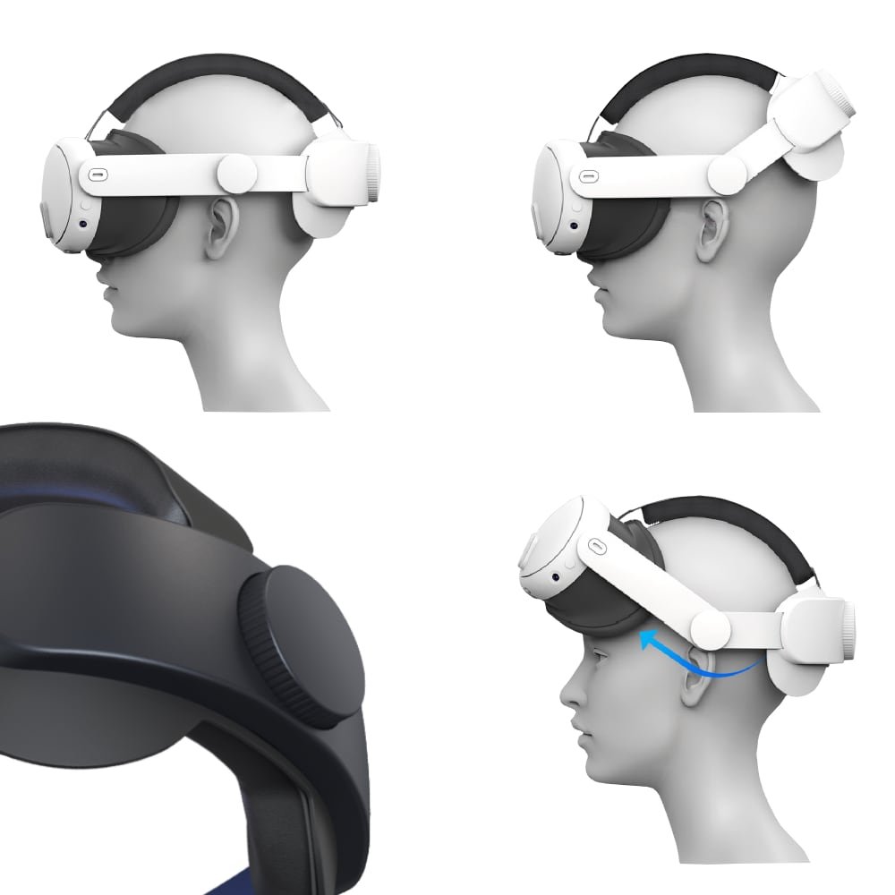 着脱数秒 Meta Quest 3用ヘッドストラップ新製品 「HMDダイヤル