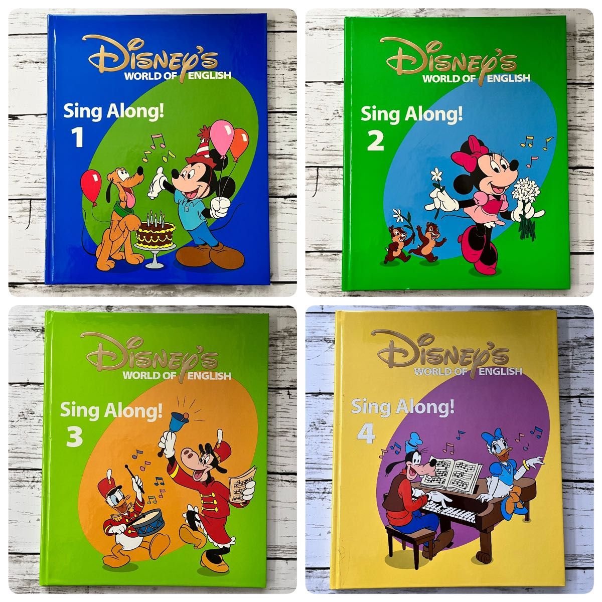 ディズニー英語システム シングアロング ワールドファミリー CD8枚