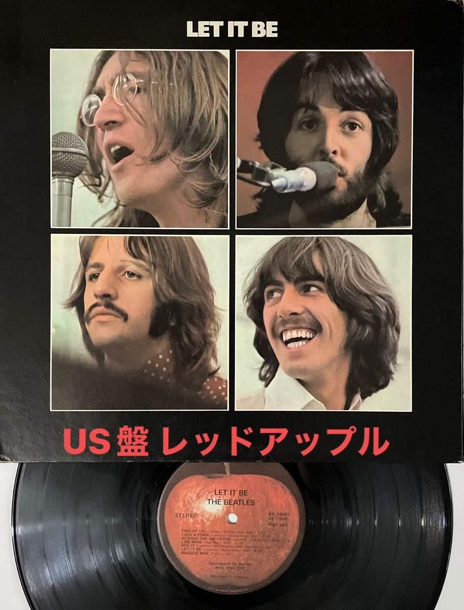 Beatles(ビートルズ)Let It Be LP/Apple レコードAR 34001｜Yahoo