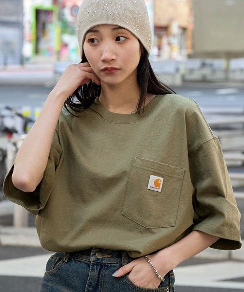 セール】carhartt/カーハート Workwear ビッグシルエット ポケット半袖