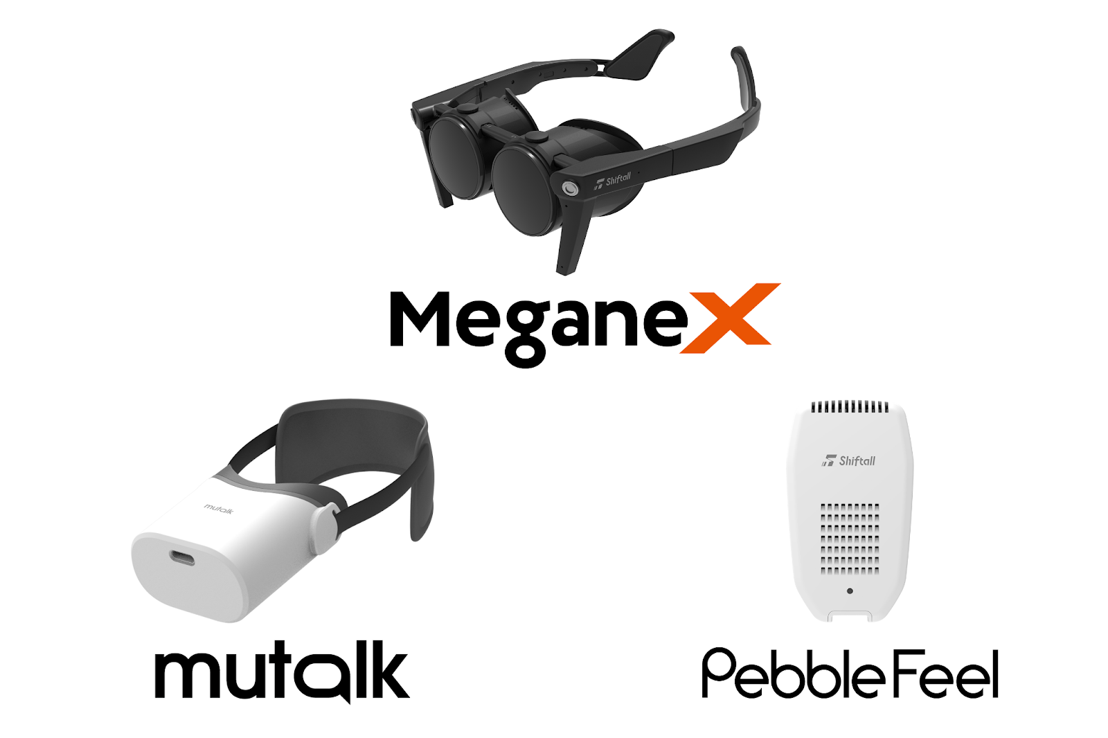 ShiftallがVRヘッドセット「MeganeX」など、メタバース向け製品3種を