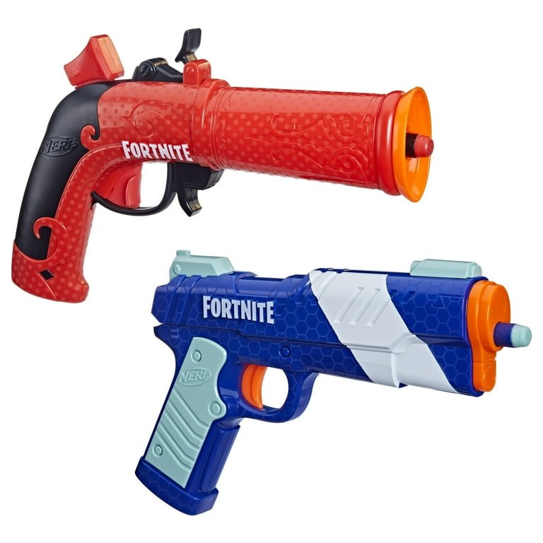 Free Shipping! Nerf Dual Pack Includes 2 Fortnite Blasters and 6