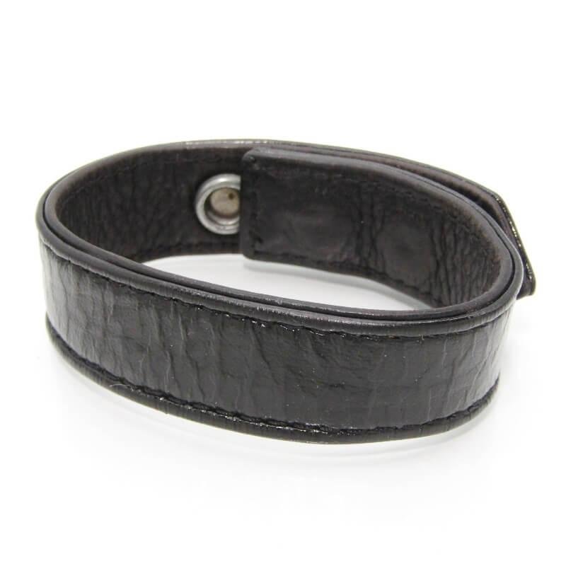 CHROME HEARTS（クロムハーツ） レザーブレスレット 3BTN 2SNP