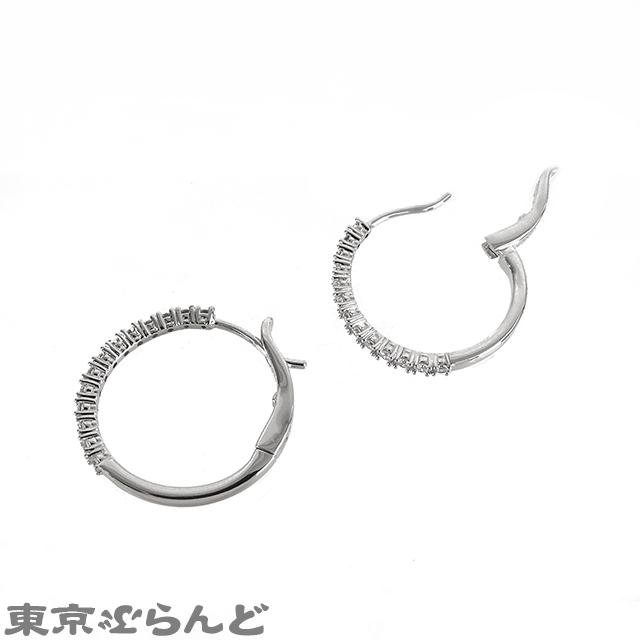タサキ TASAKI ダイヤモンドピアス ホワイトゴールド K18WG 0.17ct 総