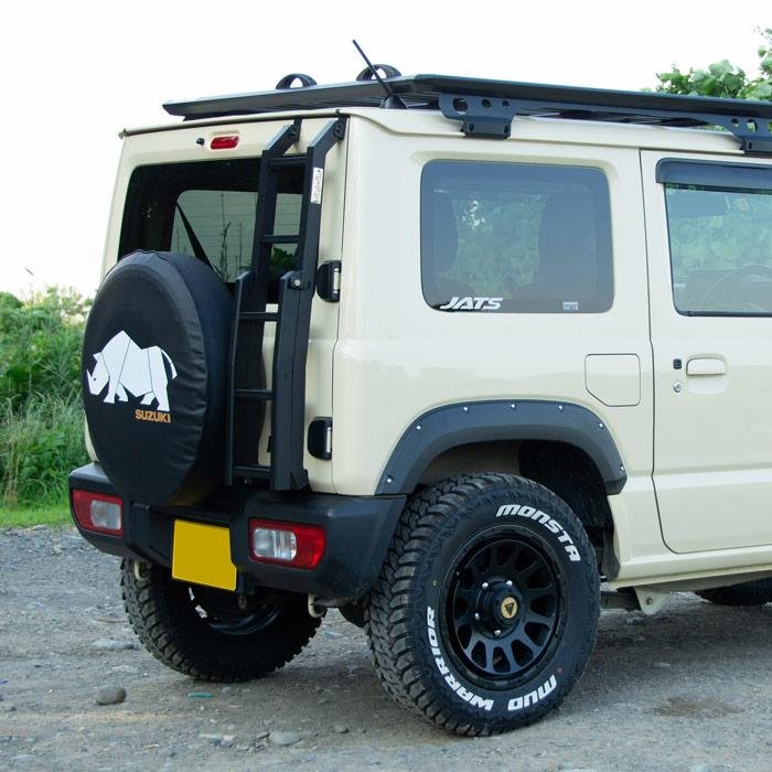伸縮タイプ ジムニー JB64W ジムニーシエラ JB74W リアラダー 背面