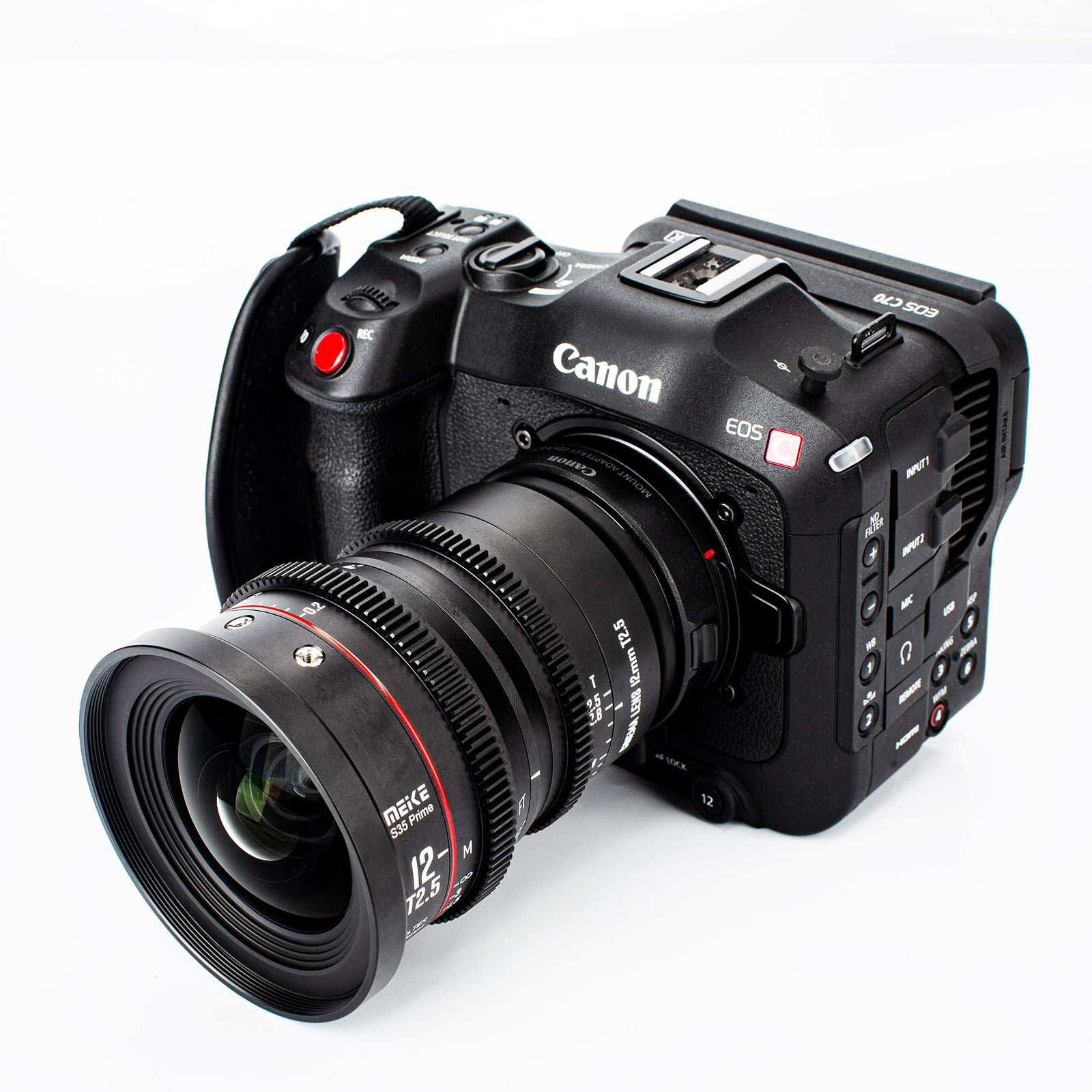 Meike Super 35 Prime Cinema Lens-12mm T2.5 for Canon EF-Mount / Arri P