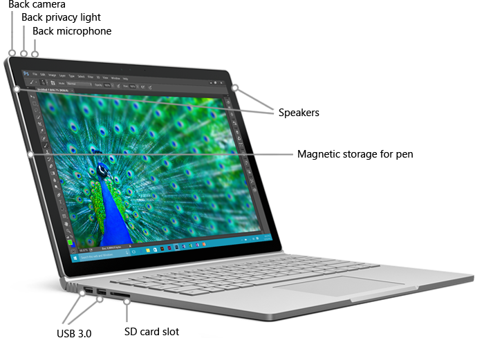 Surface Book (1st Gen) specs and features - Microsoft Support