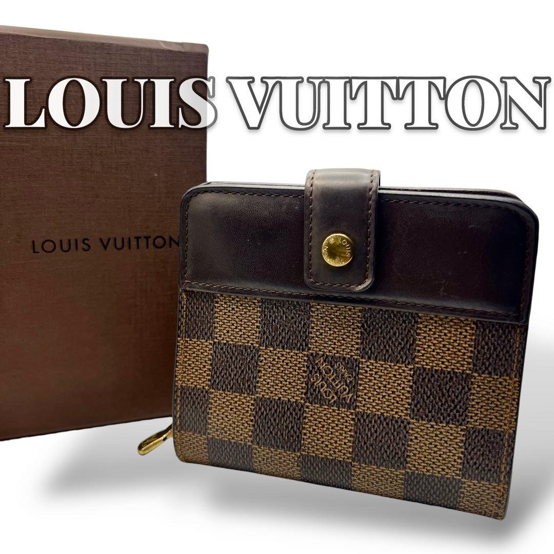 Louis Vuitton ダミエ コンパクトジップ 折り財布 7880 LOUIS VUITTON（ルイ・ヴィトン） ダミエ コンパクトジップ 2つ折り