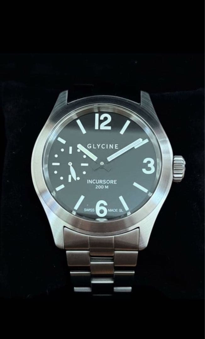 m*n様 GLYCINE INCURSORE 自動巻き時計 200m防水 GLYCINE INCURSORE 自動巻き時計 スイス製 200M防水 専用箱 - メルカリ