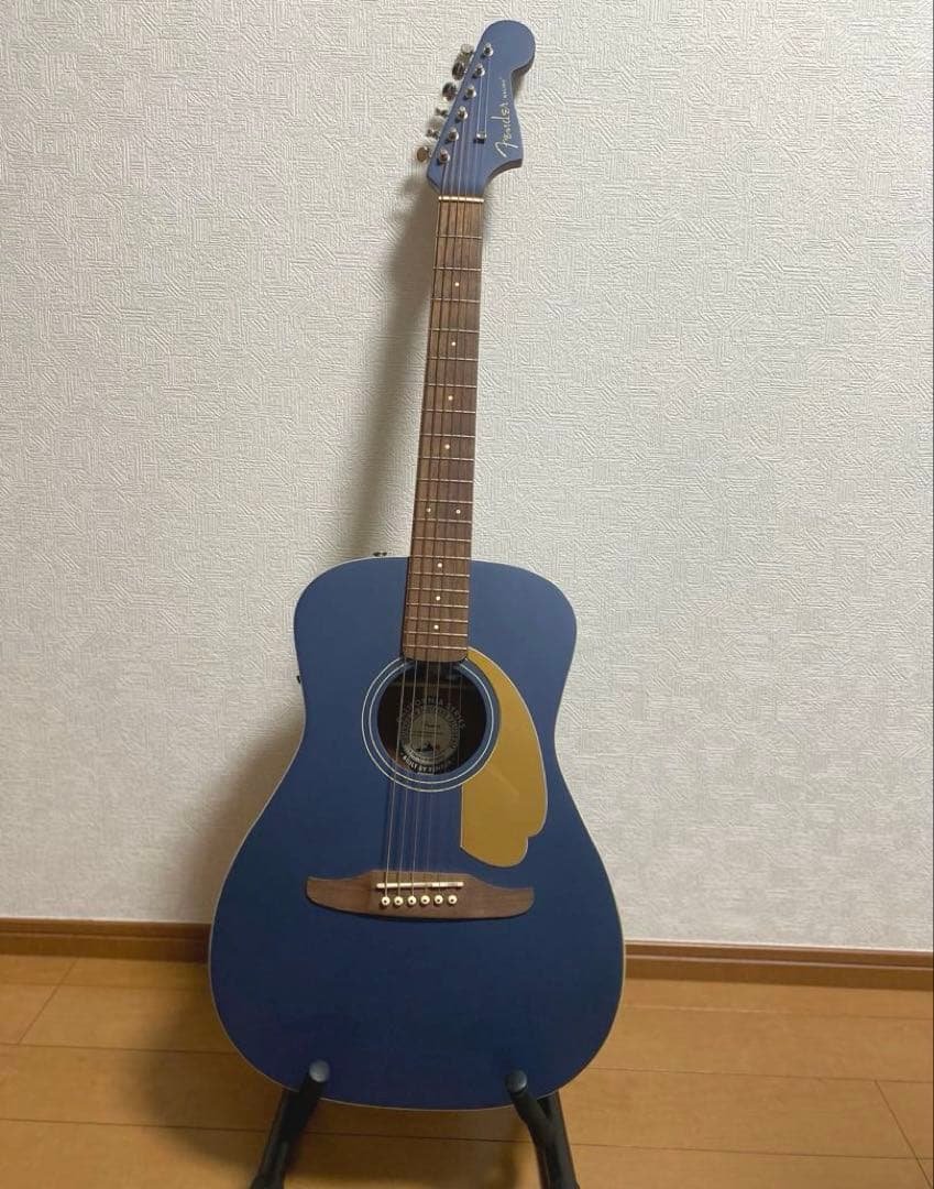 fender malibu player Midnight Satinエレアコ Fender Malibu Player - midnight satin Folk guitar